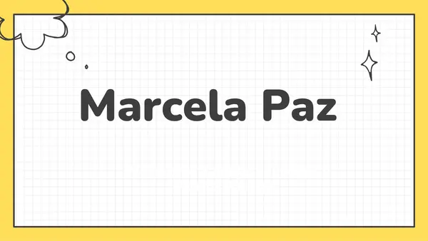Biografía de Marcela Paz