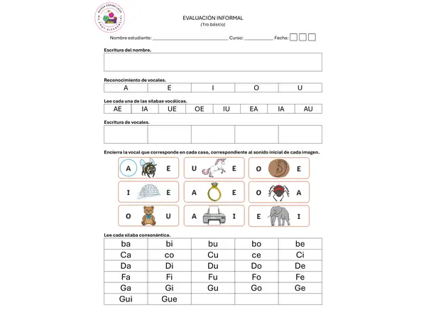 evaluación informal 