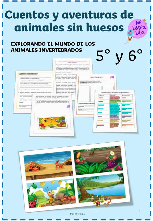 AVENTURAS Y CUENTOS DE LOS ANIMALES SIN HUESOS