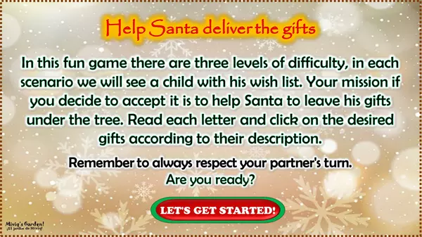 Gifts under the tree (PPT Game)