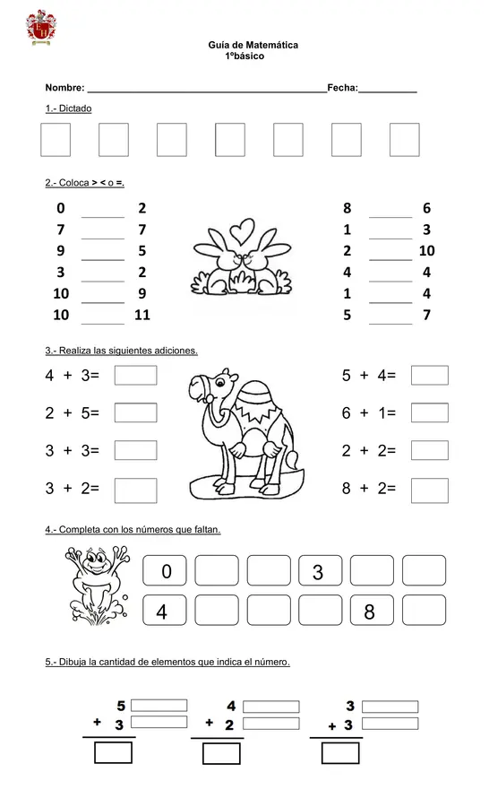 Guia números 1 al 50  
