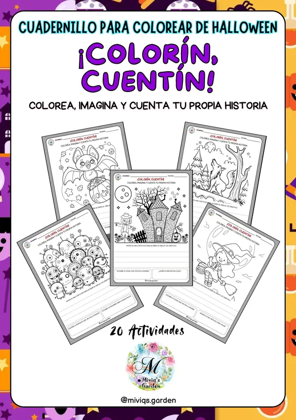 Colorin Cuentin (20 páginas de Halloween)