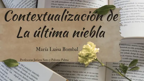 Contextualización libro "La última niebla"
