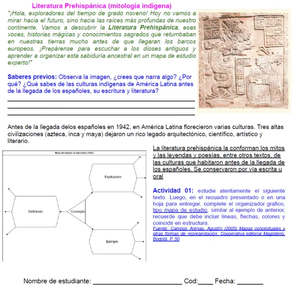 09M1SEM2 - Literatura Prehispánica (mitología indigena)