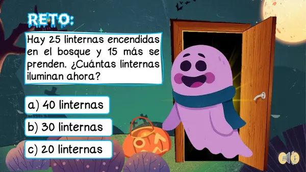 CASA DE LOS NÚMEROS ENCANTADOS - PROBLEMAS DE ADICIÓN