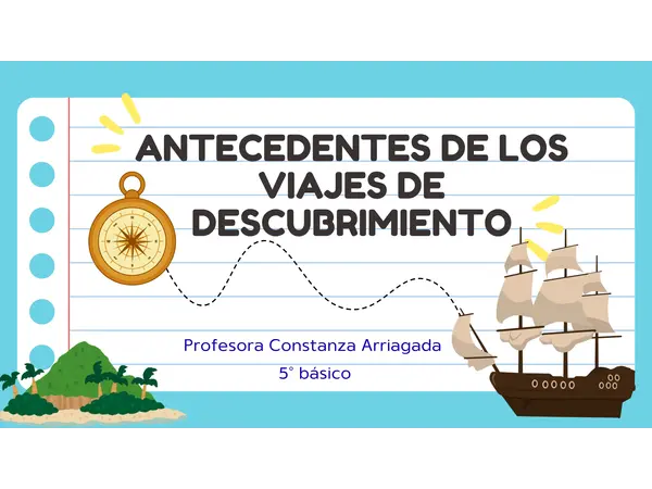 Presentación: Antecedentes de los viajes de descubrimiento