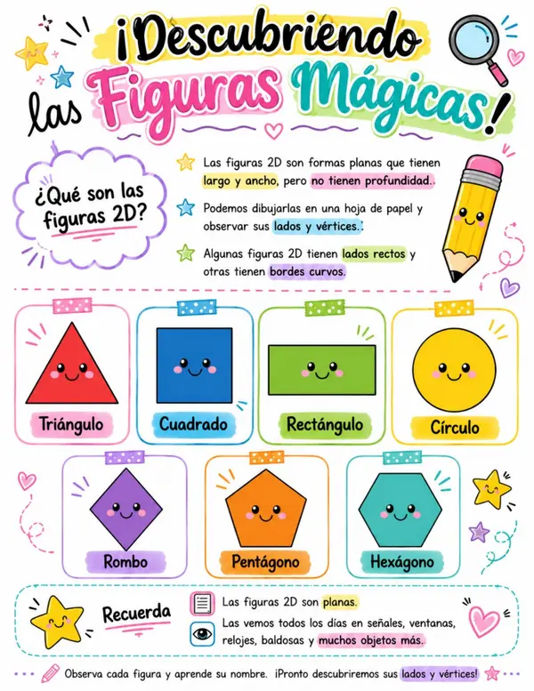 Figuras Mágicas: Pack Completo de Figuras Geométricas 2D