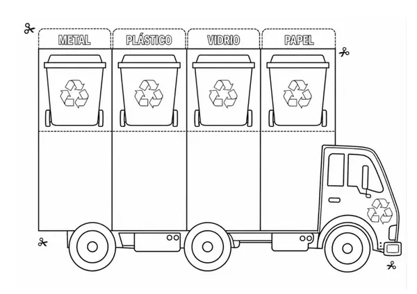 Camión del reciclaje