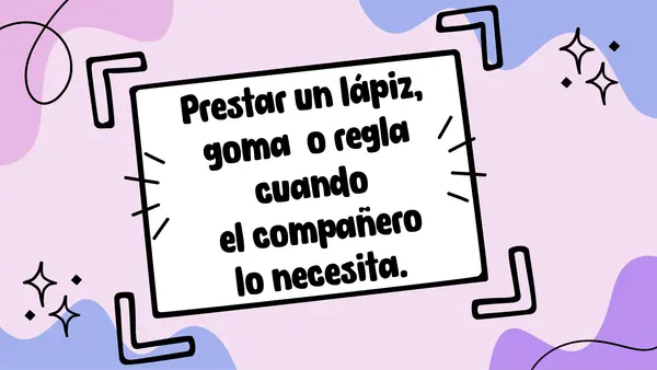 Juego de tarjetas para desarrollar actitudes solidarias.