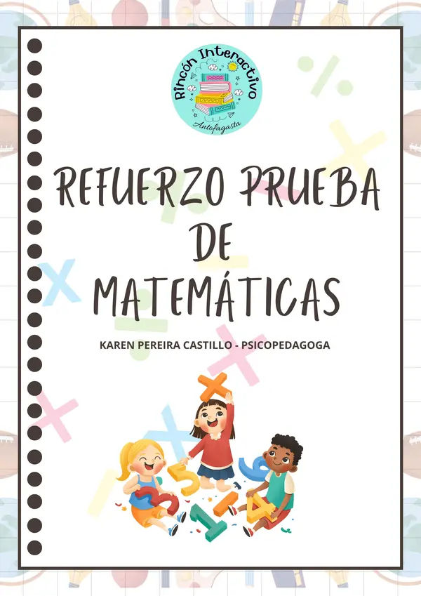 REFUERZO DE MATEMÁTICAS PRIMERO BASICO