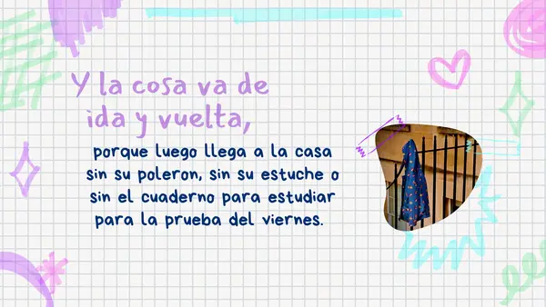 Comprensión lectora: Las notas de Anto