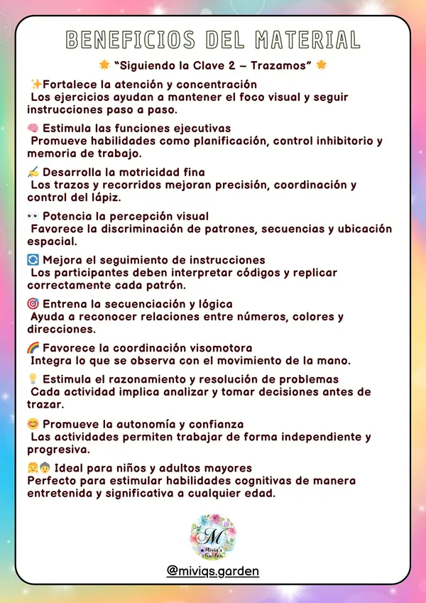Siguiendo la Clave 2 Trazamos (30 Actividades)