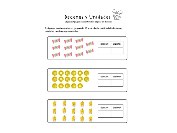 Guía Decenas y Unidades