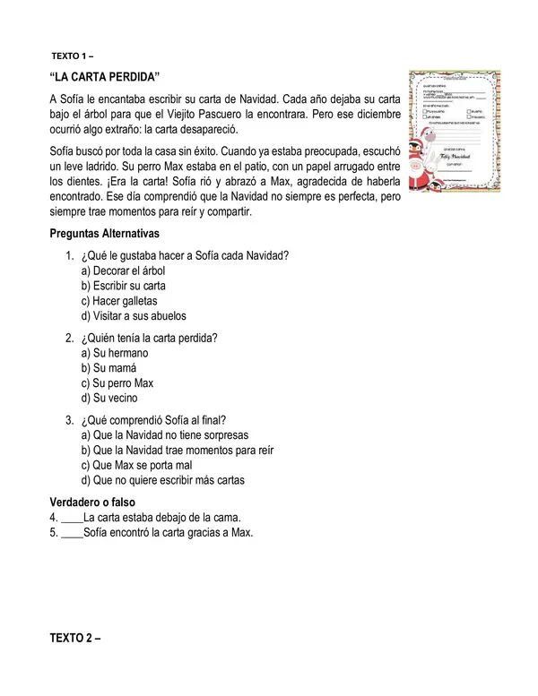 TEXTOS BREVES DE NAVIDAD
