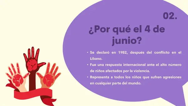 Día Internacional de los Niños Víctimas Inocentes de Agresión