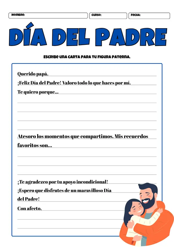 Cartas día del padre
