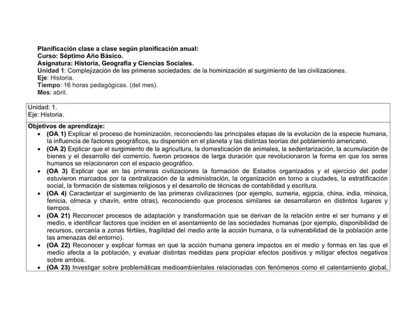 pack historia unidad 1  abril historia, septimo , videos,pruebas,solucionarios