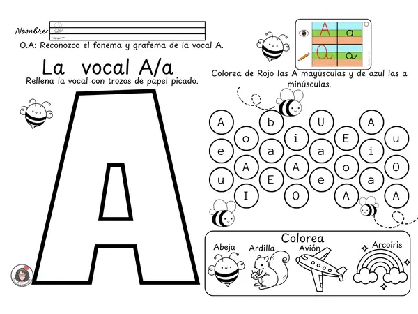 Guía: vocal A.