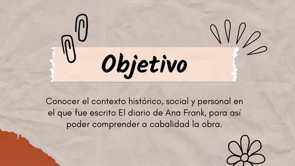 Contextualización: El diario de Ana Frank