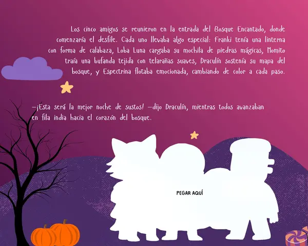 LIBRO RECORTABLE - LA NOCHE DE LOS SUSTOS PERDIDOS