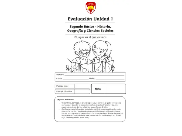 Evaluación sumativa de historia