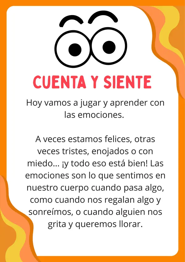 Cuenta y Siente