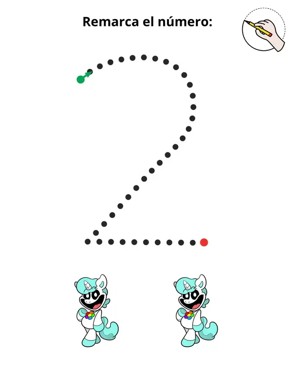 Cuadernillo de Actividades de Poppy Play Time - Números