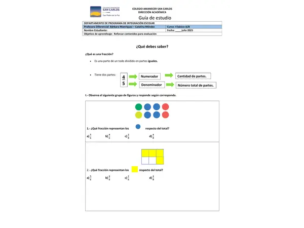 Guía de estudio