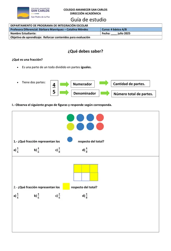 Guía de estudio