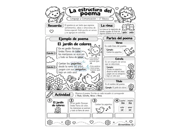 guia 1 basico lenguaje tipo de texto el poema