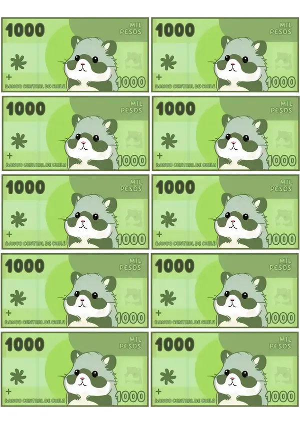 Billetes para actividad