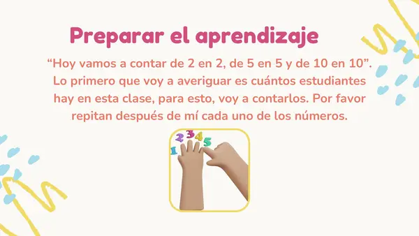 Contar de 2 en 2, 5 en 5 y 10 en 10