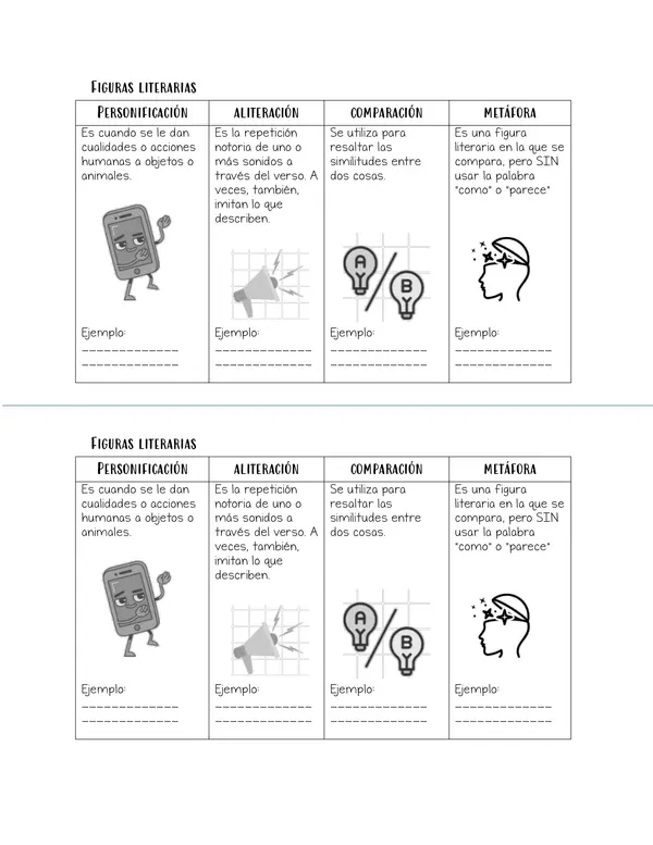 Guía de contenido: figuras literarias
