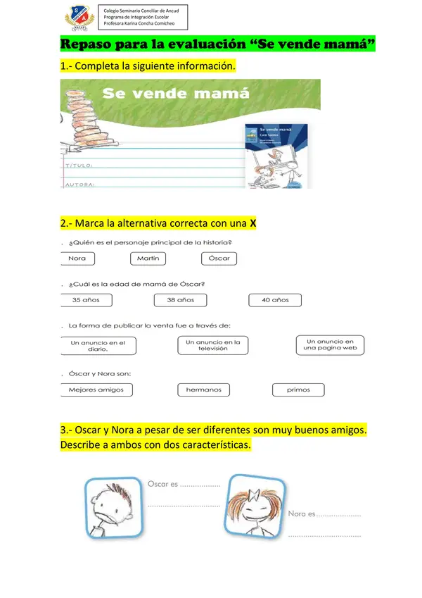 Repaso "Se vende mamá"