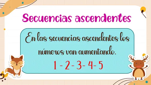 Secuencias ascendentes