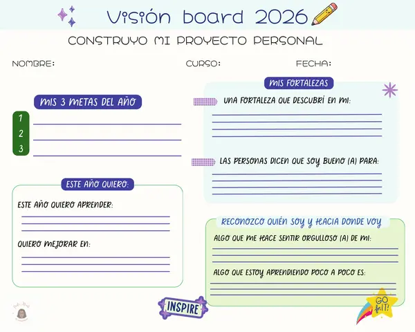 VISION BOARD ESTUDIANTIL
