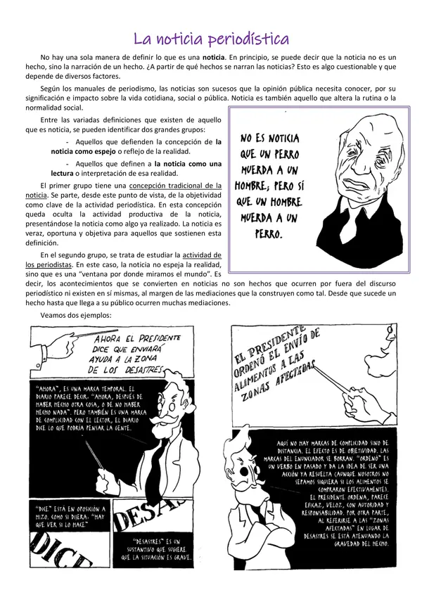 La noticia periodística