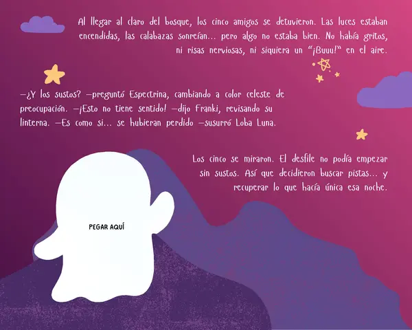 LIBRO RECORTABLE - LA NOCHE DE LOS SUSTOS PERDIDOS