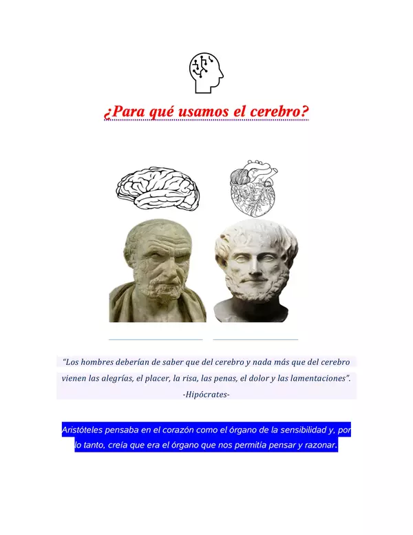 ¿Para qué usamos el cerebro? Emociones, razonamiento y plasticidad cerebral.