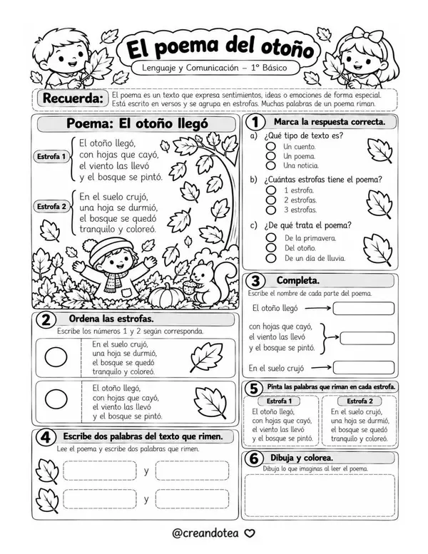 guia 1 basico lenguaje tipo de texto el poema