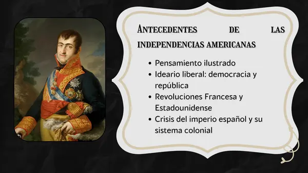 Inicio de las independencias en america latina