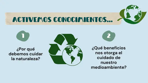 Presentacion en Canva : Cuidemos el medio ambiente