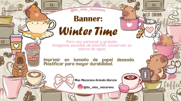 Banner Winter Time