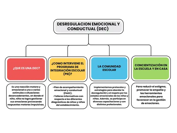 Desregulación emocional y conductual (DEC)