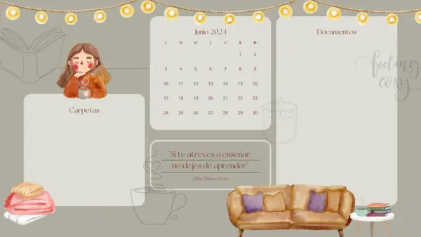 Calendario Junio - ¡Frio acogedor! CozyGirl <3