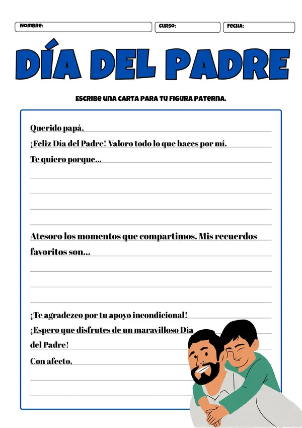 Cartas día del padre