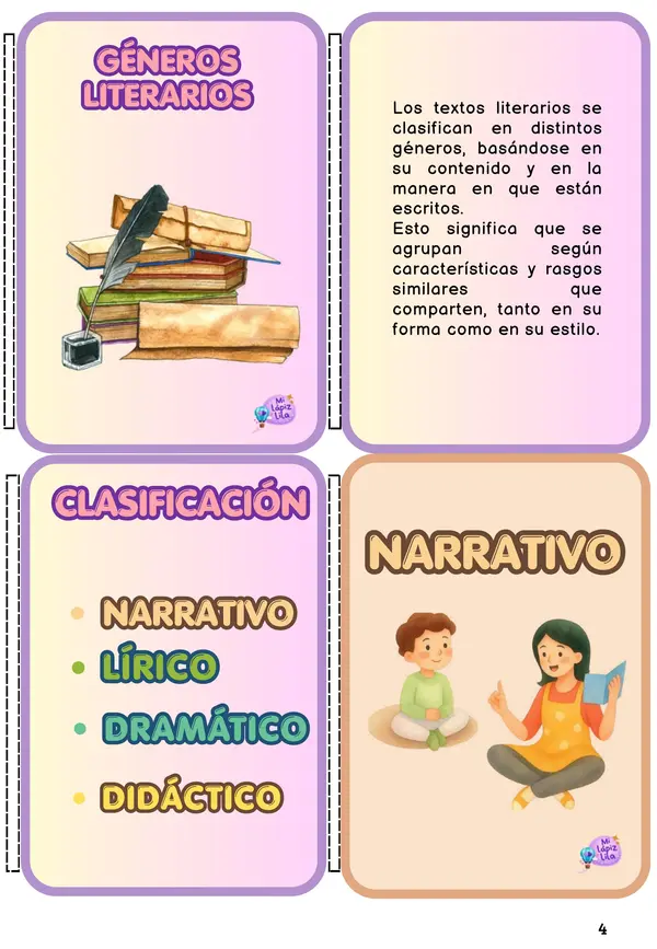 GÉNEROS LITERARIOS