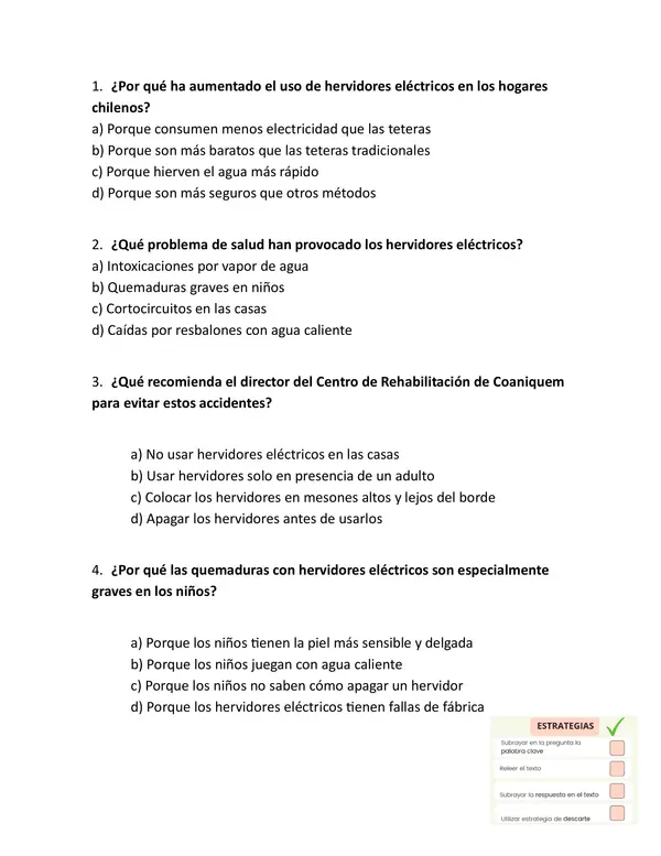 COMPRENSION LECTORA TEXTOS NO LITERARIOS 