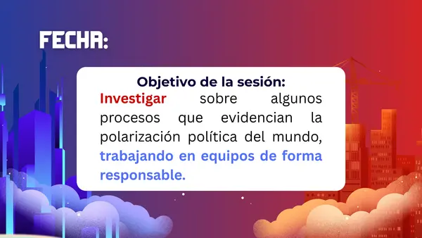 Segundo Medio: Estaciones de Aprendizaje: Escenarios Locales de la Guerra Fría 