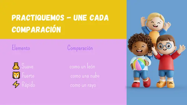 Comparación y aliteración
